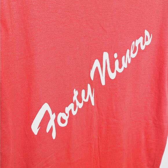 VTG 80s San Francisco 49ers T-shirt Touch of Gold Large 50/50 USA Single Stitch - Picture 4 of 8